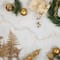 50ct. Opaque Gold Mini Christmas String Lights with White Wire